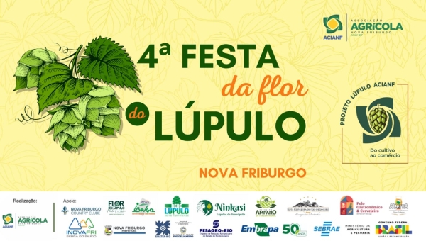 ACIANF realiza 4ª Festa da Flor do Lúpulo no próximo sábado