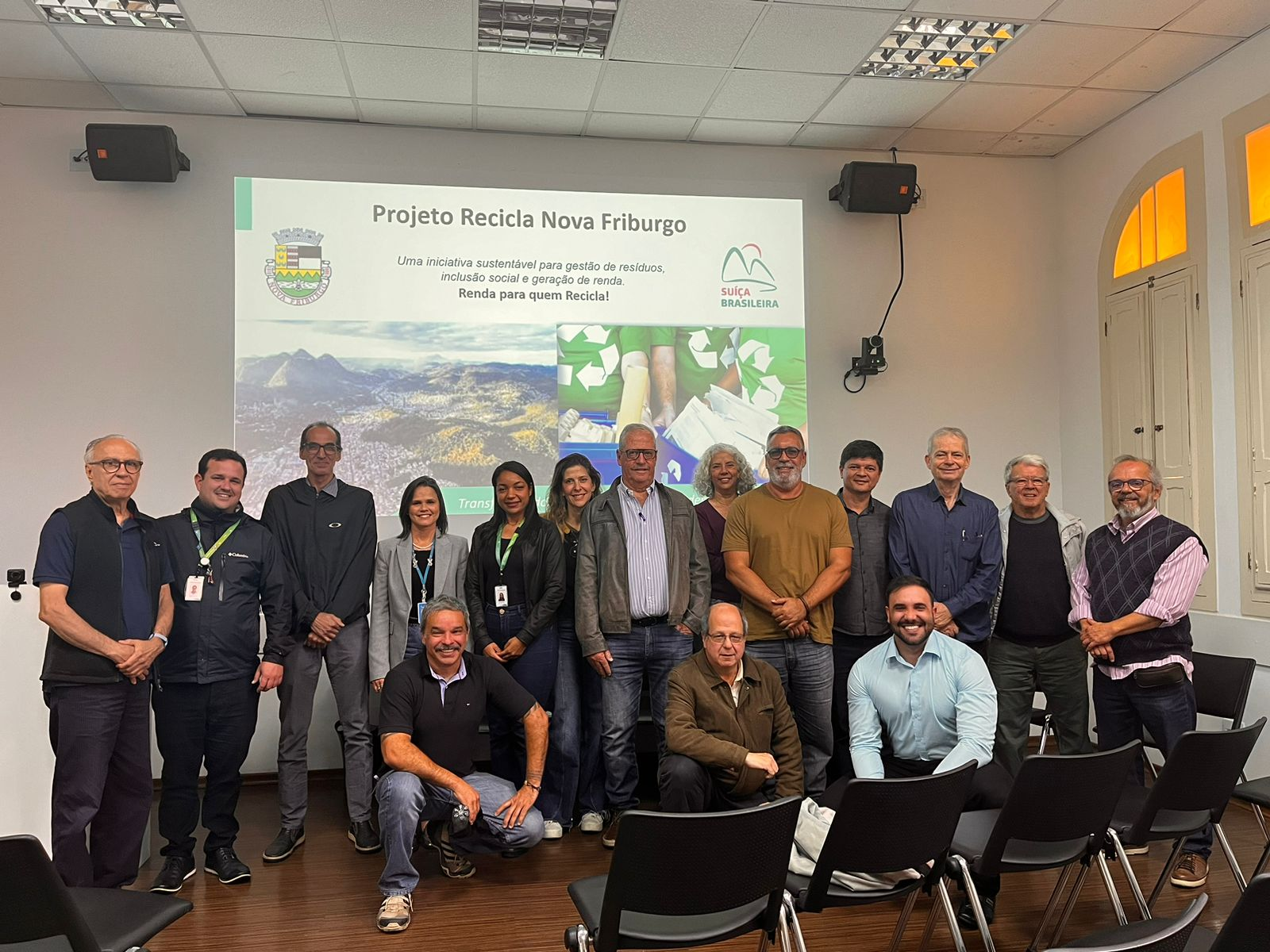 Reunião na ACIANF Discute Iniciativas de Sustentabilidade e Reciclagem para Nova Friburgo