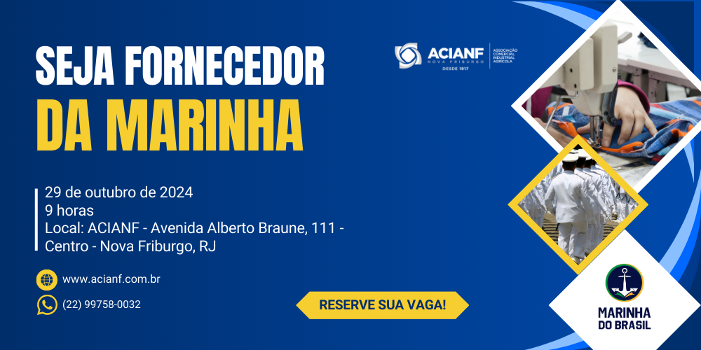 ACIANF Conecta Empresas Locais à Marinha do Brasil