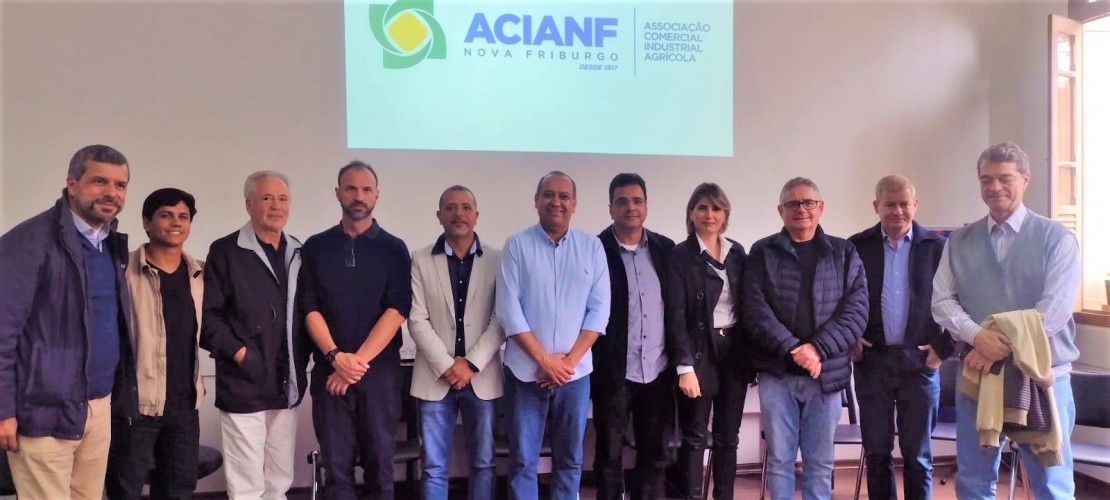 ACIANF recebe presidente da Comissão de Obras da Alerj