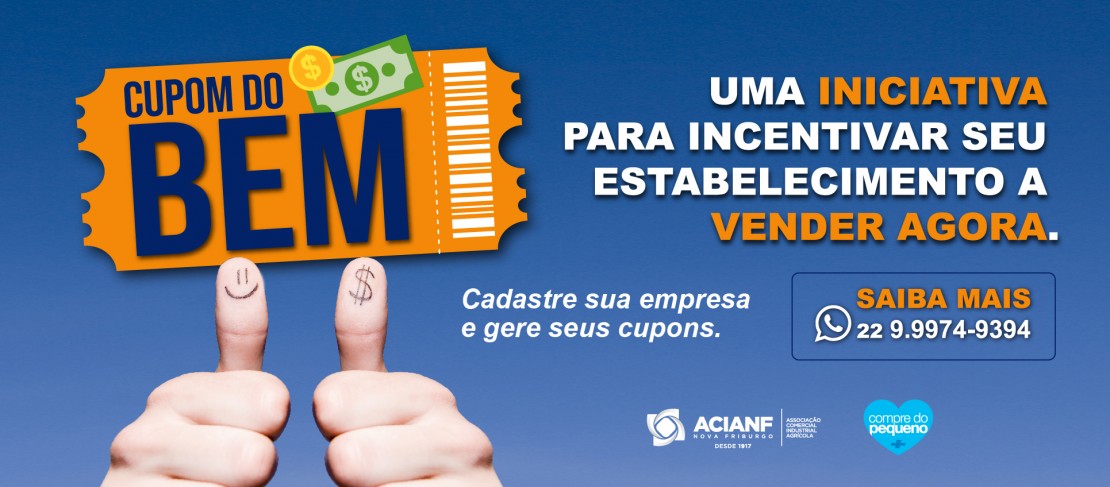 CONHEÇA O CUPOM DO BEM