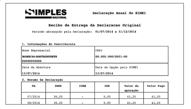 Declaração Anual