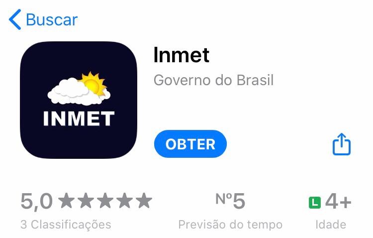 Em seu aniversário de 111 anos, Instituto Nacional de Meteorologia lança aplicativo 