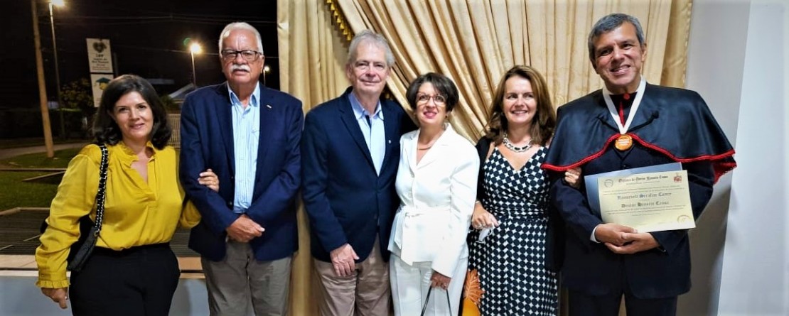 Presidente da ACIANF prestigia honraria concedida a Roosevelt Concy, diretor executivo da entidade