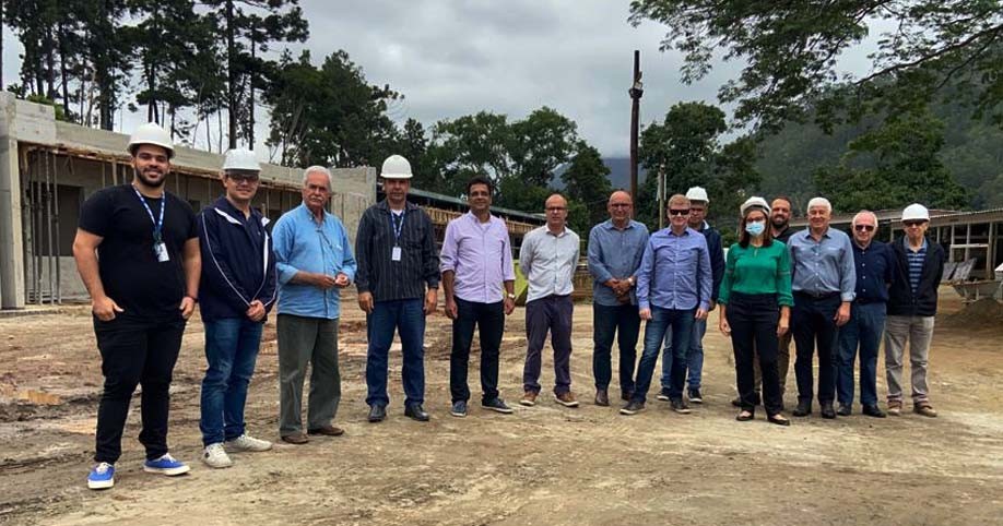 Vice-presidente de Comércio da ACIANF visita futuras instalações do SEST SENAT